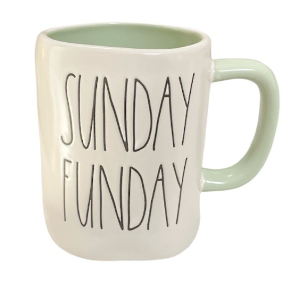 NEW Rae Dunn SUNDAY FUNDAY Mug